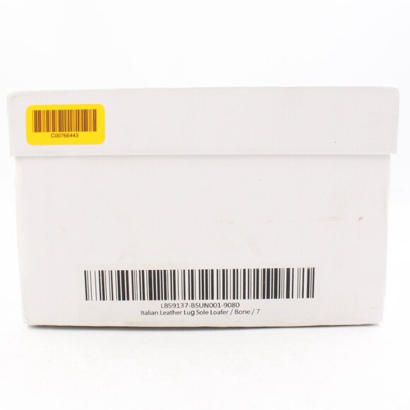 NIDB Quince Italian Leather Lug Sole Loafers in Bone US Women's Size 7 - Picture 11 of 12